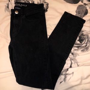 American Eagle black super stretch jegging size 2